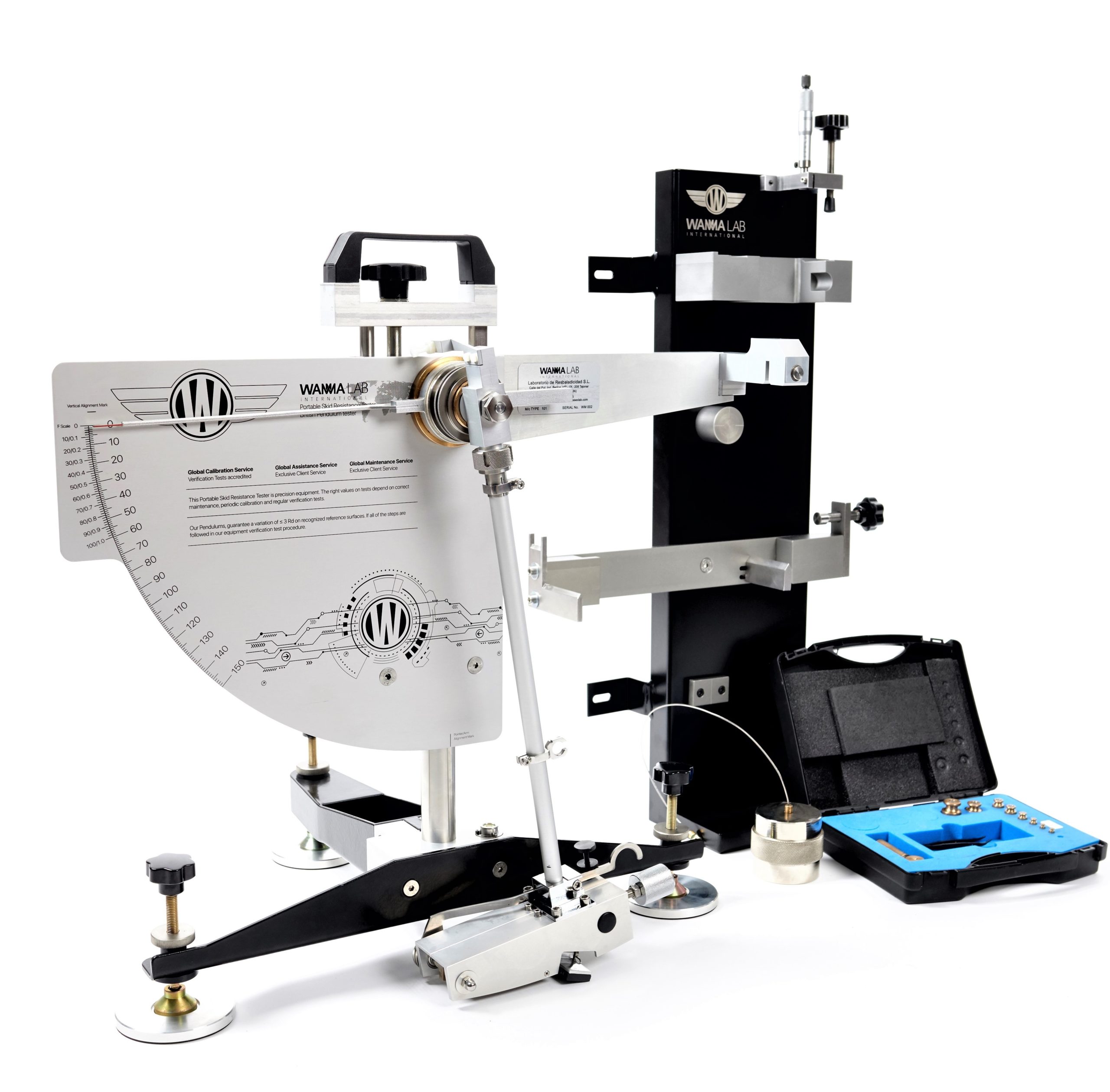 Laboratorio de resbaladicidad, equipo de resbaladicidad